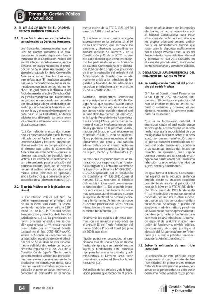 FUNDAMENTO DEL NE BIS IN ÍDEM EN LA POTESTAD SANCIONADORA DE LA ADMINISTRACIÓN PÚBLICA 2 0002 5