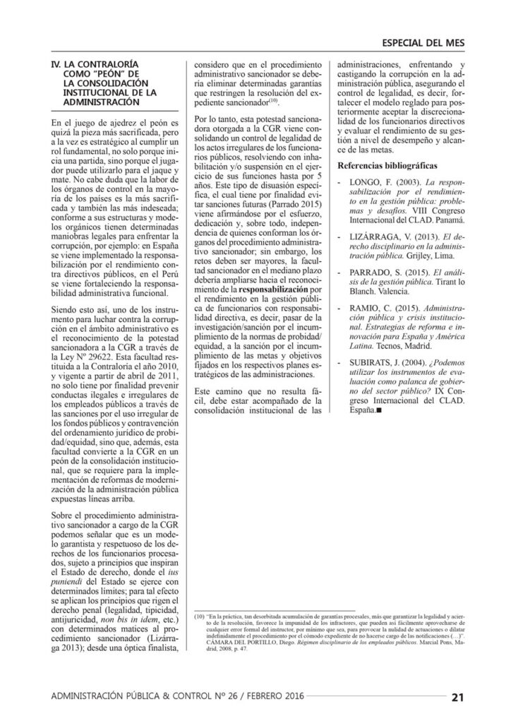 DE LA RESPONSABILIDAD LEGAL A LA RESPONSABILIDAD POR EL RENDIMIENTO 3 0003 8