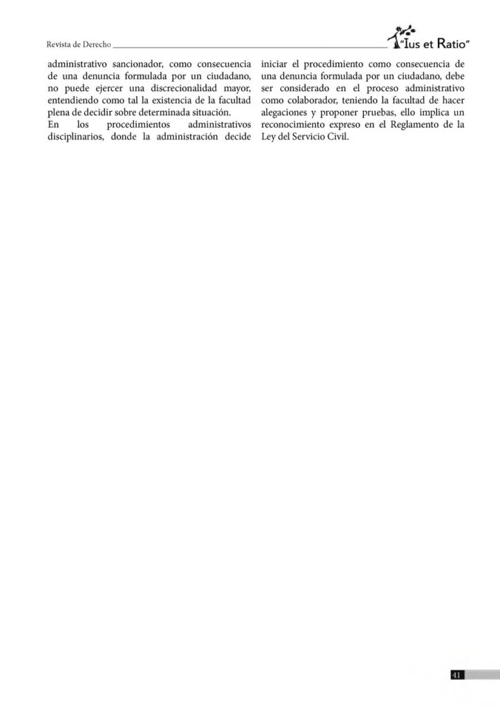 EL STATUS JURÍDICO DEL DENUNCIANTE EN EL PROCEDIMIENTO ADMINISTRATIVO DISCIPLINARIO 6 0006 3